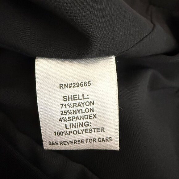 Pendleton Sheath Pencil Knee Length Dress Women's 14 Black Career Professional - Picture 11 of 12